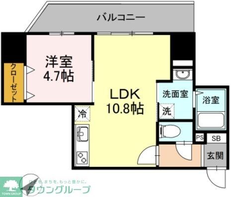 ベイサイドヒルズ関内の物件間取画像