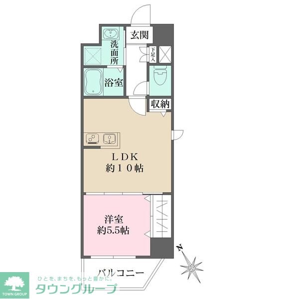 N-flats 横浜関内IIの物件間取画像