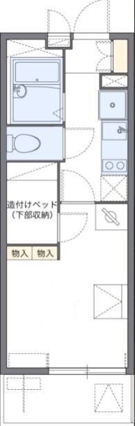 レオパレスＤＯＵＢＬＥＴＯＭＯの物件間取画像