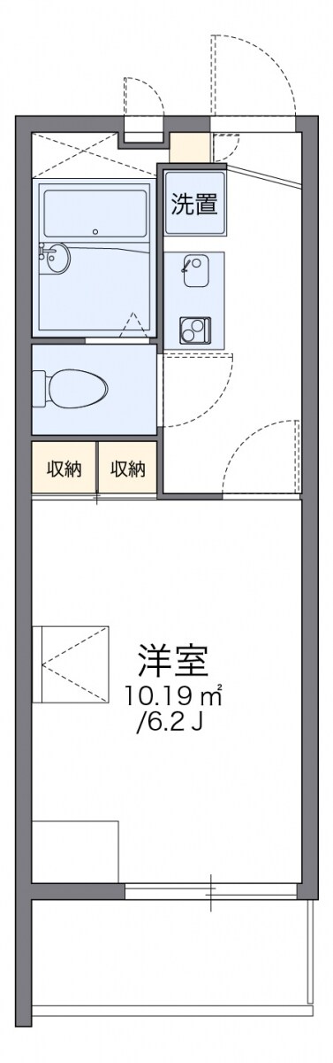 レオパレスコンパーノの物件間取画像