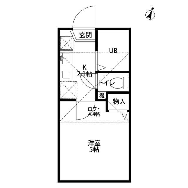 アベニューハイムの物件間取画像