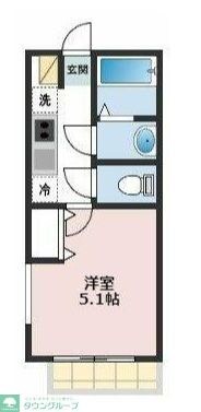 サウスバンク追浜の物件間取画像