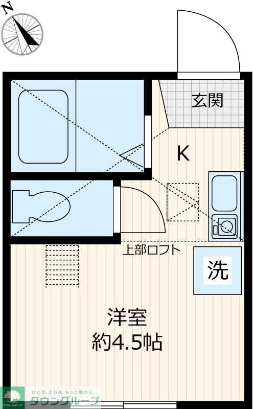 ヒルズ片吹の物件間取画像