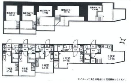 ハーミットクラブアニ－ガ－デンの物件間取画像