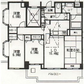 ロイヤルステージヒルズ緑園都市の物件間取画像