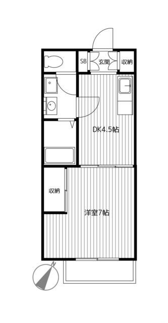 ファミールおがわの物件間取画像