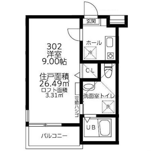 ラ・シャンス南林間　第２の物件間取画像