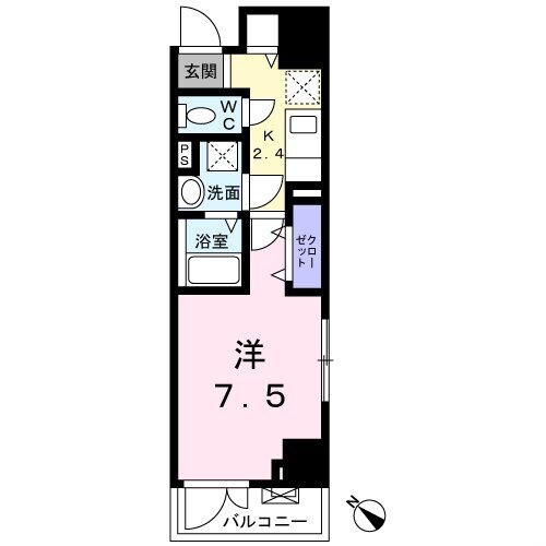 ヴェルテス・サウスコート１０の物件間取画像