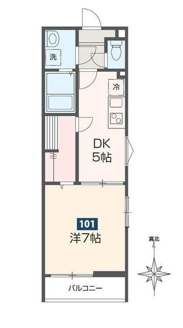 ＭＥＬＤＩＡさがみ野の物件間取画像