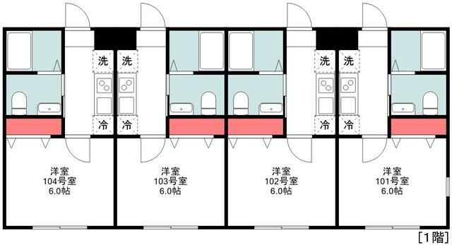 グランシーズ三ツ境ルノンの物件間取画像