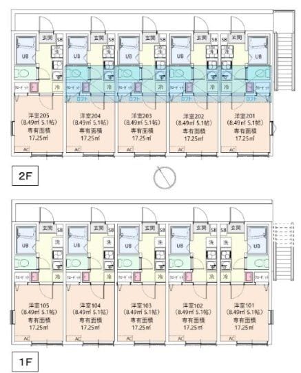 スプリエ西谷の物件間取画像