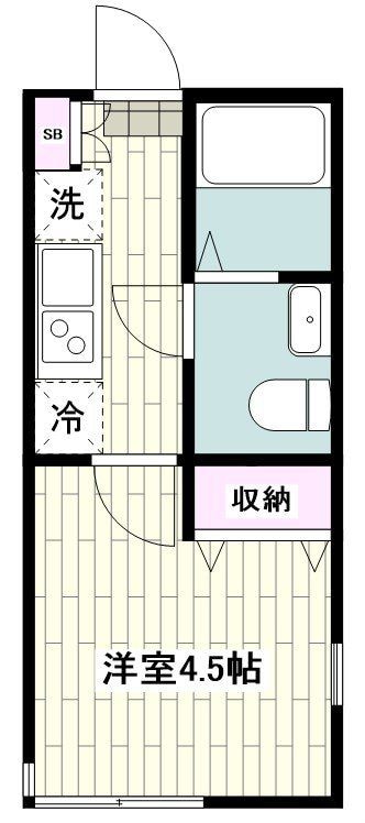 Fountain Lagoon 白百合1丁目の物件間取画像