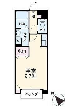 サンライク和田町の物件間取画像