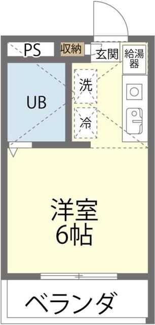 ユーコート鶴ヶ峰（Ｅ－１９５）の物件間取画像