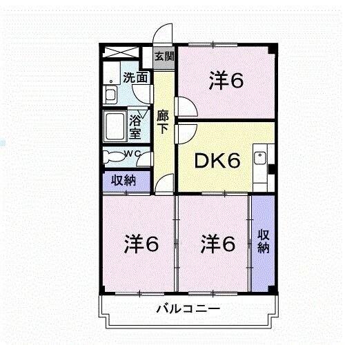 ウエルストーン相模野の物件間取画像