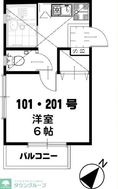 メルクマール湘南の物件間取画像