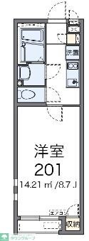 クレイノしろくまＨｏｕｓｅの物件間取画像