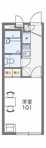 レオパレスナガシマの物件間取画像