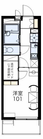 レオパレスルミナスハイムの物件間取画像