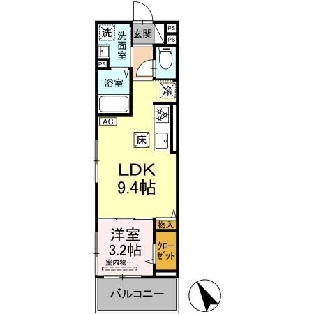 D Paina Takakuraの物件間取画像