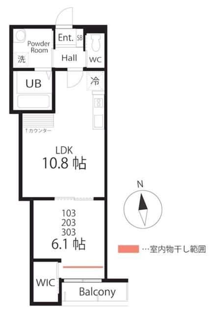 ハーミットクラブハウス　トゥギャザー本郷台（仮）の物件間取画像