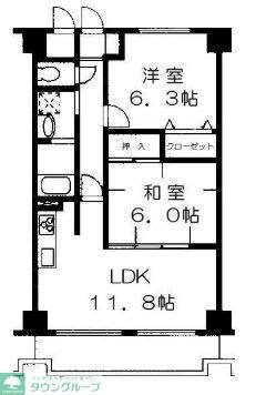 藤ロイヤルの物件間取画像