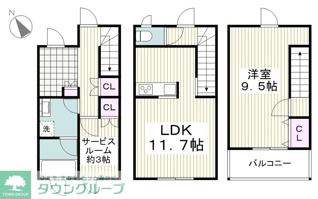 Earth terrace(アーステラス）の物件間取画像