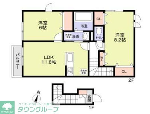 アダージオ湘南の物件間取画像