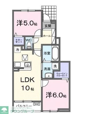 ソレアード湘南の物件間取画像