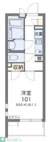 クレイノうたりの物件間取画像