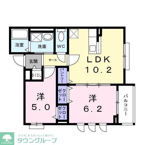 ラヴィアンローズの物件間取画像