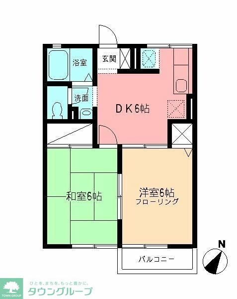 ドリームハイツの物件間取画像