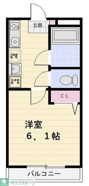 ル・シエル砂押橋の物件間取画像