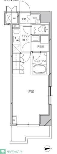 ルーブル川崎神明町(ルーブルカワサキシンメイチョウ)の物件間取画像