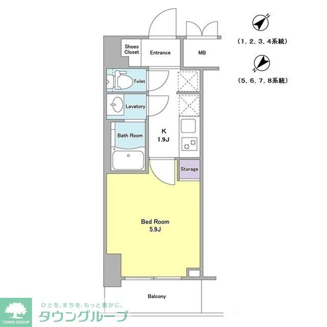 ＤＯＲＭＯＵＳＥ　和の物件間取画像