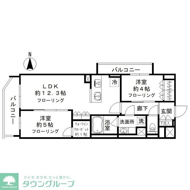 シエルクレール大森山王の物件間取画像