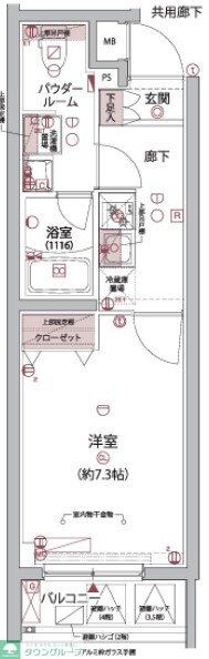 ARCOBALENO UMEYASHIKIの物件間取画像