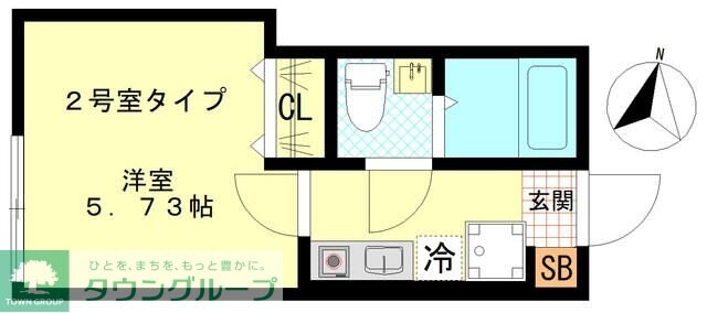 ＣＦジオーレ大師橋の物件間取画像