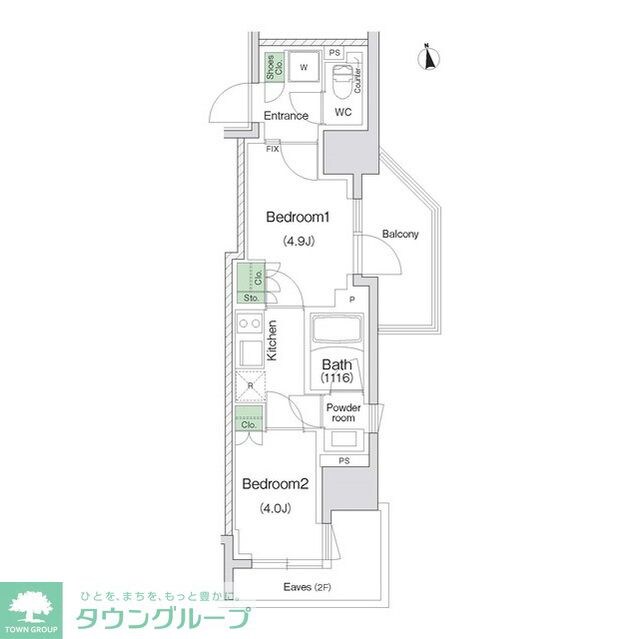 スタイリオ川崎の物件間取画像