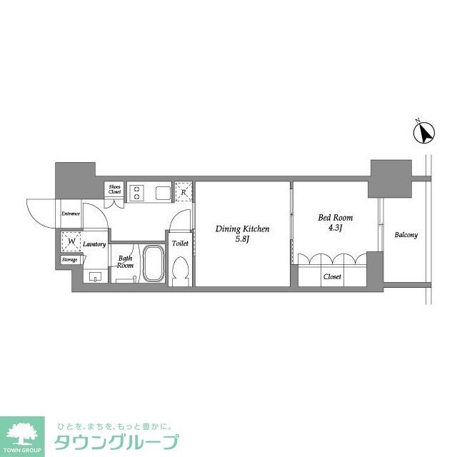 物件間取画像
