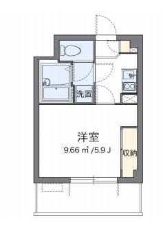 レオネクストＰＯＳＴ塚越中央の物件間取画像