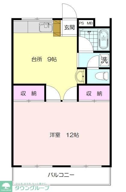 第１キングハイツの物件間取画像