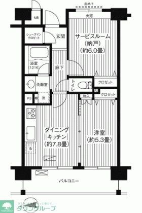 ピエス綱島の物件間取画像