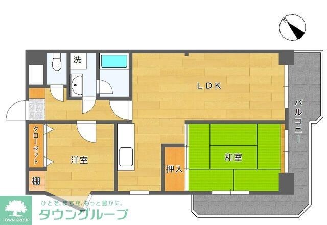 キャストル市ヶ尾の物件間取画像