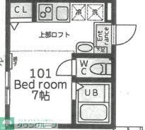 プレミアムコートあざみ野I（ロフト有）の物件間取画像