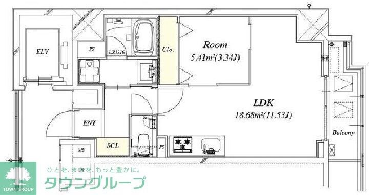 URBANAGE新横浜の物件間取画像