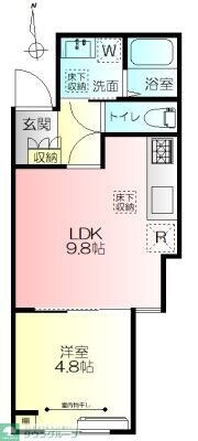 Kukka綱島の物件間取画像