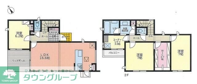 鳥山町戸建の物件間取画像