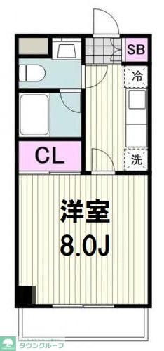 ヴィヴァーチェ日吉の物件間取画像