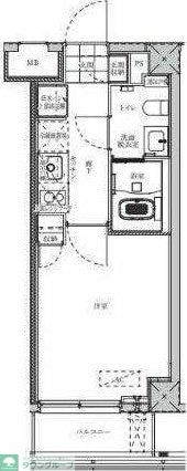 リライア横濱ＮＯＲＴＨ　ＳＩＤＥの物件間取画像